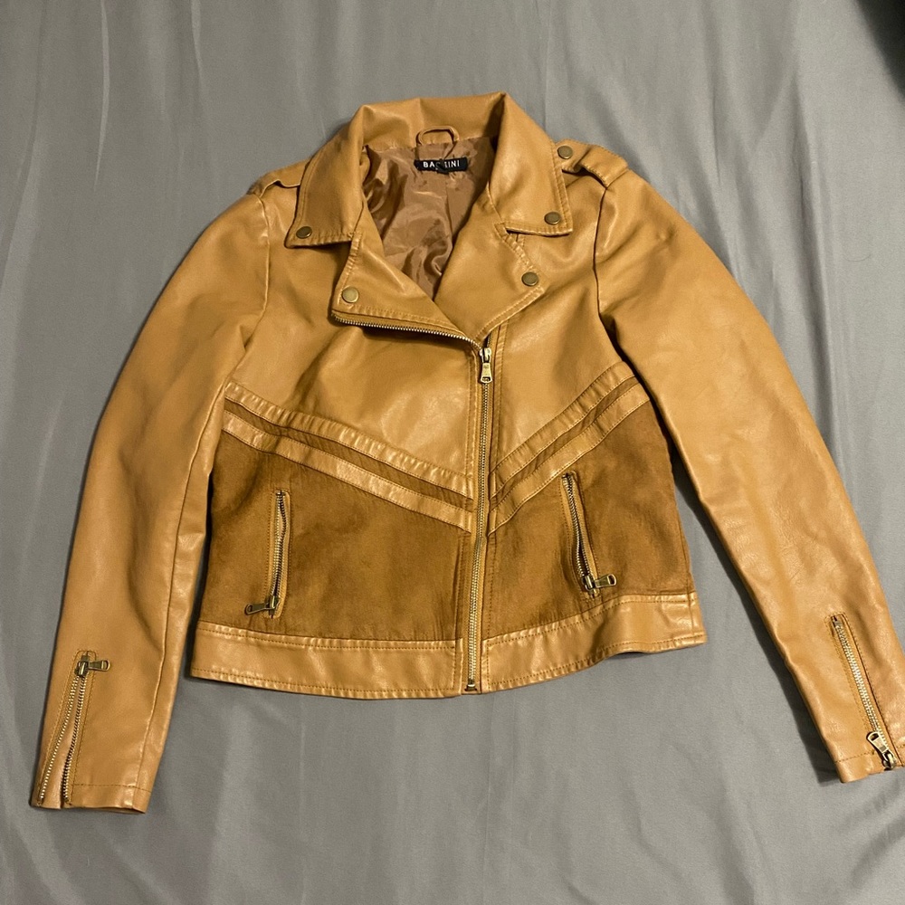 Baccini Brown Women’s Leather Jacket